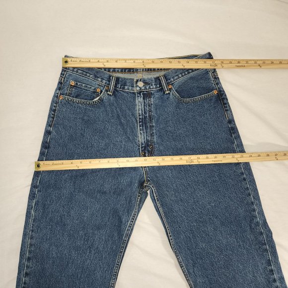 LEVI'S 550 VINTAGE Jeans Regular Fit Straight Leg High Rise W36 L30 100% Cotton. - Picture 14 of 16